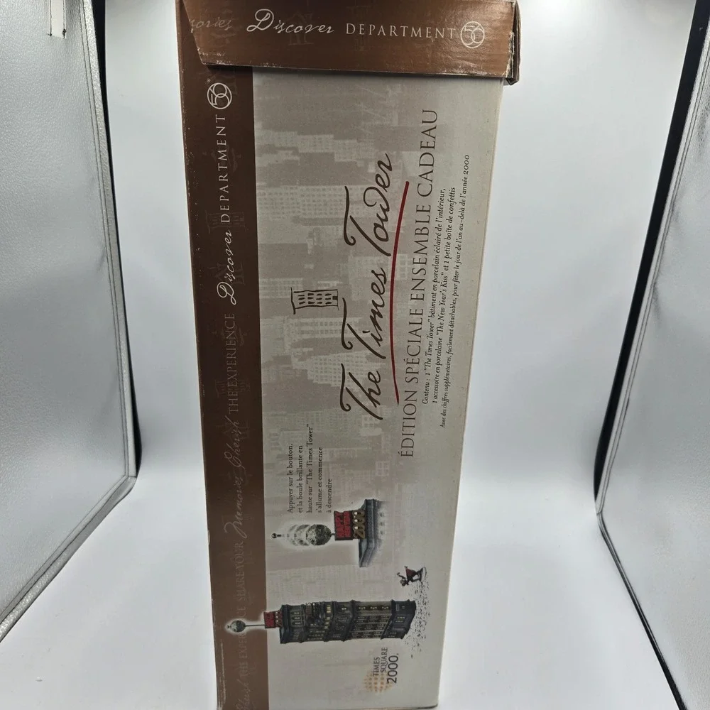 Dept 56 The Times Tower Special Edition Gift Set Times Square 2000 Not Working